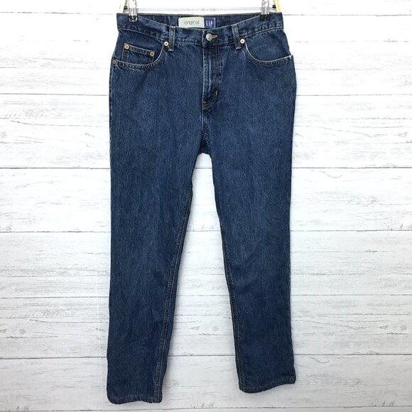 Gap Women's Jeans Original Fit Straight Leg Cotton Denim size 8 length 28" - Picture 9 of 11